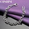CHSHINE 925 Sterling Silver Chain Bracelet For Women Wedding Party Fashion Charm Jewelry