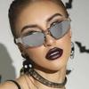 Fashion Y2K Sunglasses Women Silver Oval Shades Sports Cycling Sun Glasses Aesthetic Eyewear For Men Outdoor UV400 Oculos De Sol