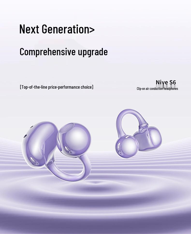 2025 M91 Earclip TWS Bone Conduction Bluetooth Headphones: 3D Stereo, True Wireless for Running & Gaming.