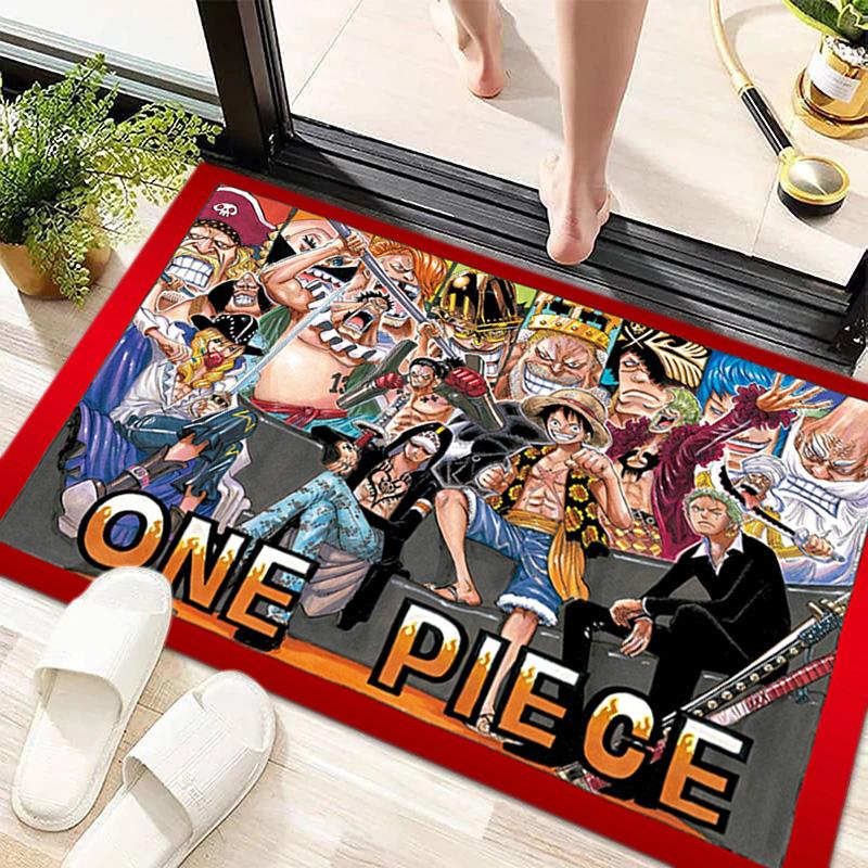 Starring the Japanese Cartoon ONE PIECE Monkey D. Luffy Carpet Is Suitable for Living Room and Bedroom Doormats Office Balcony Decorative Carpet V11