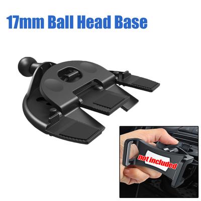 1pc Car Air Vent GPS Black Mount Bracket Clip CD Slot Ert Phone Holder 17mm Ball Head Base Auto Accessories For IPhone Xiaomi