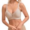 Women S Seamless Wirefree Plus Size Full Cup Thin Cup Bra Adjustable Strap