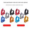 Bike Seat Post Clamp 31.8mm 34.9mm Aluminum Alloy Seat Tube Clip Bicycle Quick Release Seatpost for Mountain Tube Bike