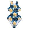 Modest Backless Slimming One Piece Swimsuit Women Vacation Beach Pool Swimwear