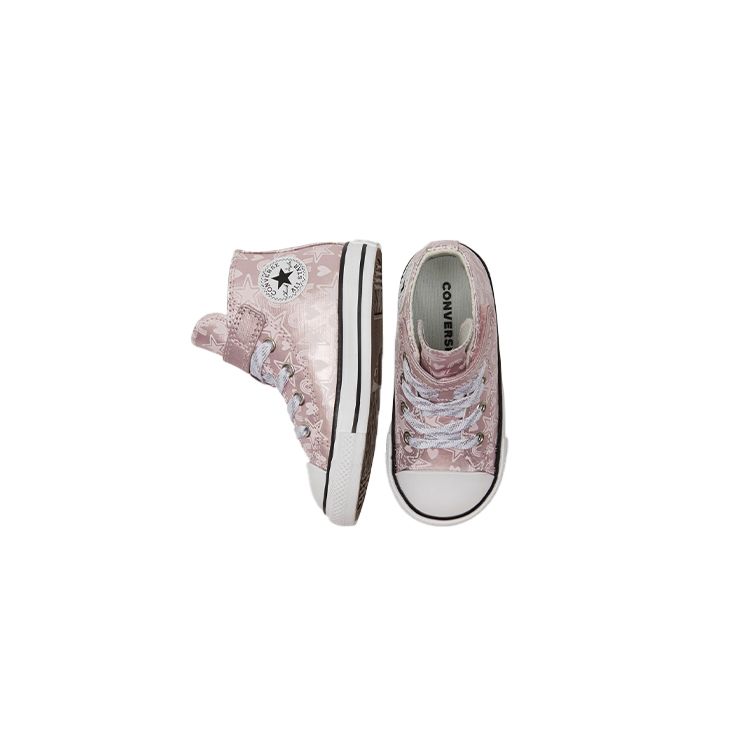 Converse Chuck Taylor All Star 1V High Top Canvas Shoes Baby Sneakers Pink 772476C