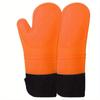 1pc Insulated Oven Gloves Silicone Heat-proof Gloves Oven Mitts Microwave Oven Baking Tools Household Kitchen Bar Bakeware