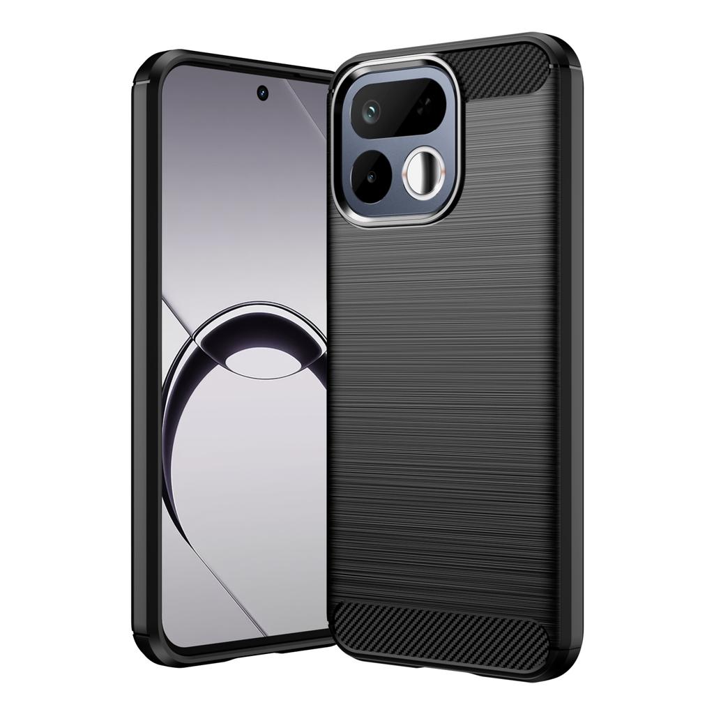Oppo Realme 16T 5G Phone Case,Flexible TPU Carbon Fiber Shock Protective Case Cover for Oppo Realme 16T 5G