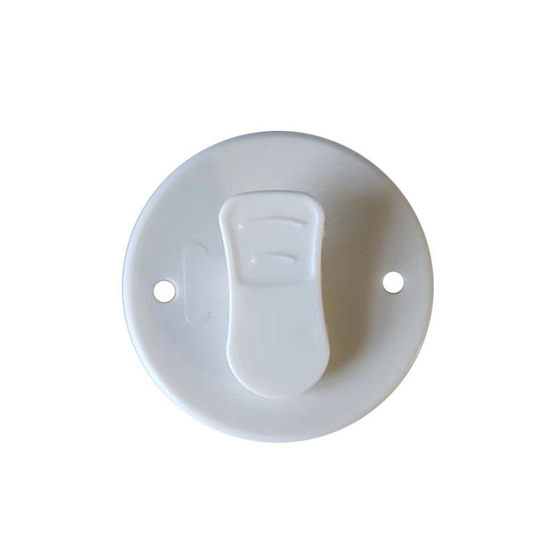 Windproof Self-Adhesive Shower Curtain Wall Clips with No-Trace Splash Guard