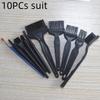 Ensemble de brosses antistatiques pour nettoyer téléphone, ordinateur, poussière de clavier et cartes PCB avec manche rond coudé