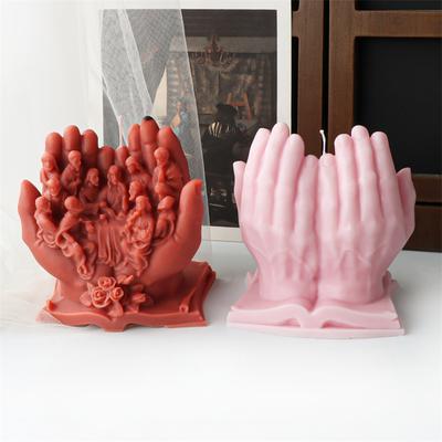 Picture Frame Flower Sunflower Drop Glue Plaster Silicone Mold DIY Jesus Family's Last Supper Resin Cement Concrete Mould