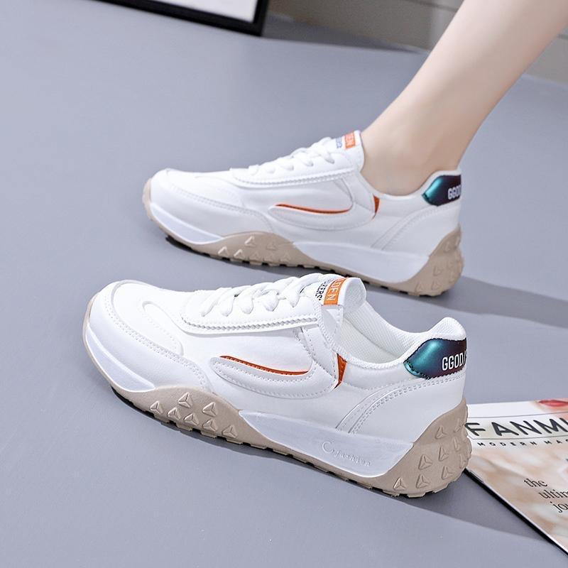 Kleine weiße Schuhe Damen Herbst Neu Vielseitige Board Schuhe Rutschfeste Weichsohle Freizeitschuhe Leichte Forrest Gump Lauf Sportschuhe