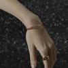 SHINY LID BANGLE WHITE GOLD