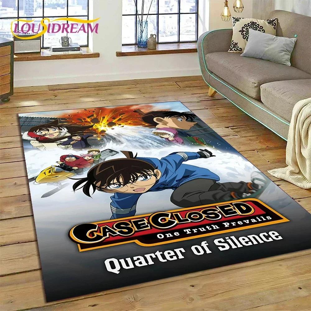Anime Detektyw Conan Kreskówkowy Dywanik Dywan do Sypialni Salonu Domu Dekoracja Sofy, Gra dla Dzieci Duży Dekor Mata Podłogowa Prezent
