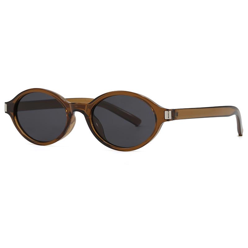 Retro Oval Fashion Sunglasses - European & American Style, Daily Wear