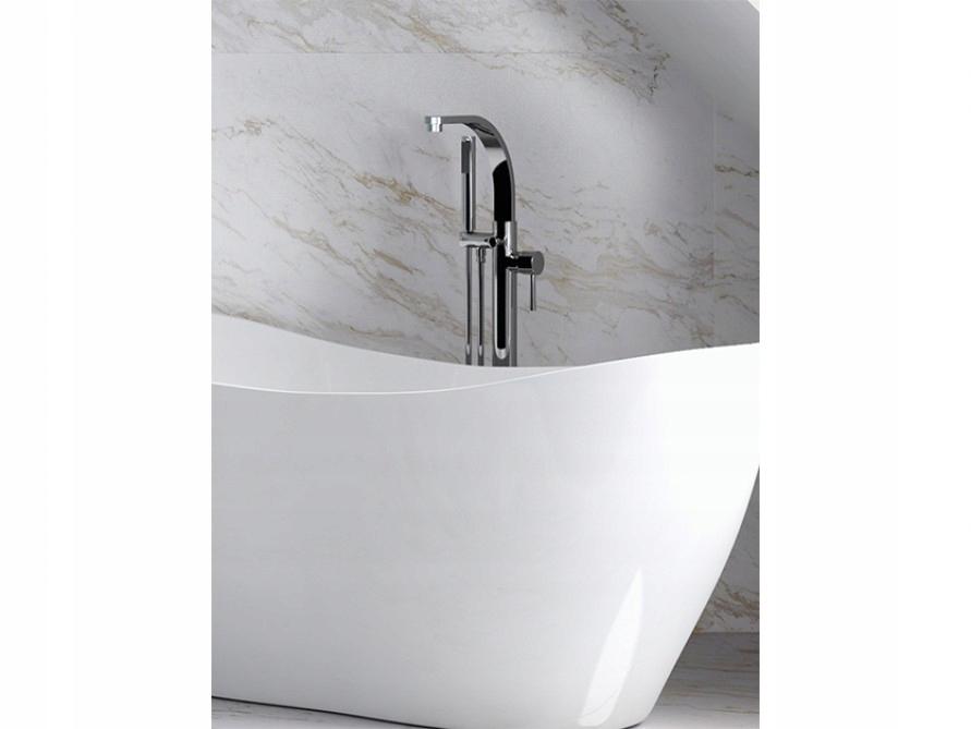 DECCO II black floor-standing bathtub tap Besco