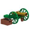MOC Military Building Blocks Figure Napoleon Wars Soldier Accessories Weapon Cannon Sandbag Army Pirate Mini Brick gift X003 DIY