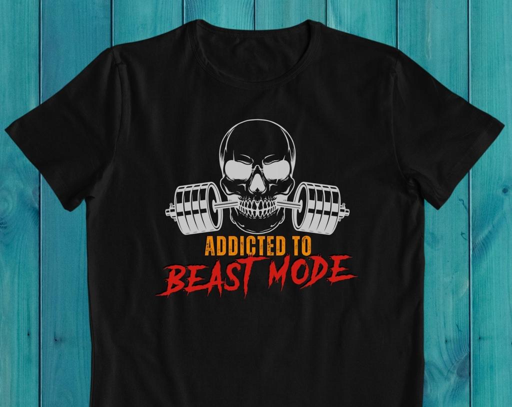 Beast Mode Gym Shirt: Motivational Weightlifting Workout Tee