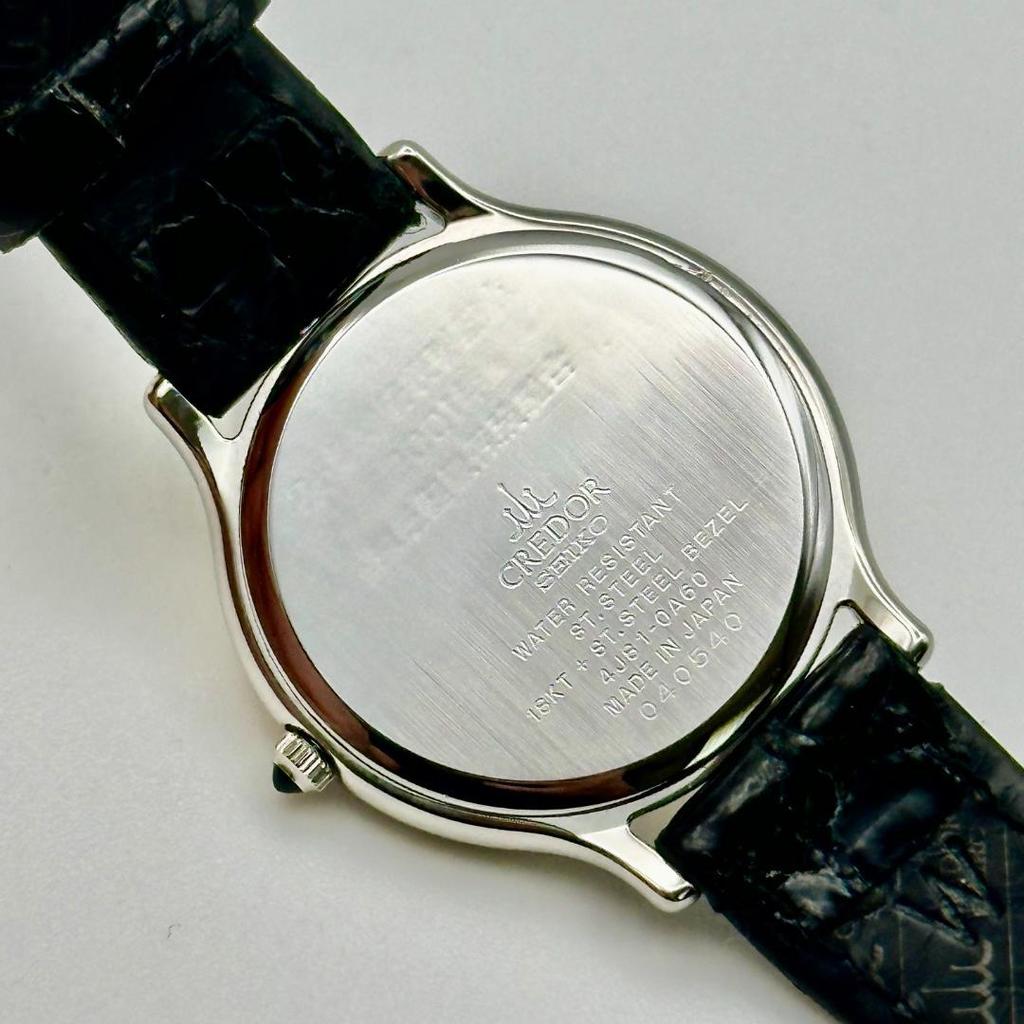 [USED] Vintage Seiko Credor 4J81-0A60 Women's Brown