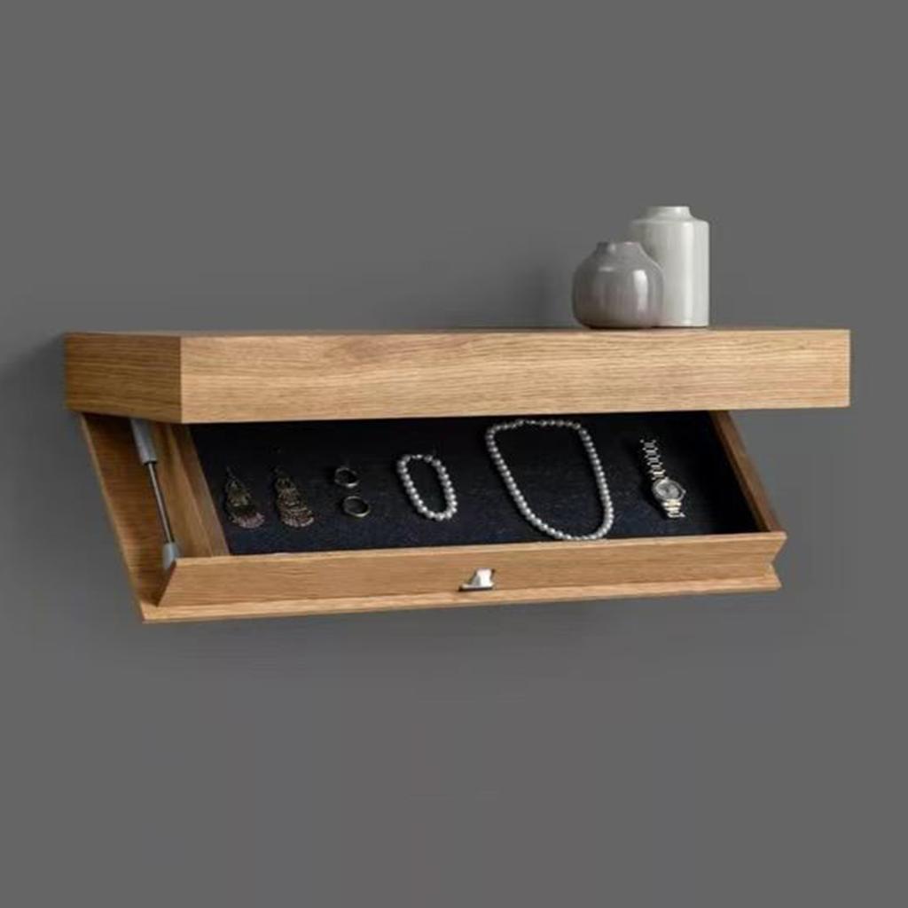 Cutie de depozitare cu compartiment secret pentru obiecte de valoare și intimitate, dulap de vinuri montat pe perete, raft plutitor, mobilier ascuns