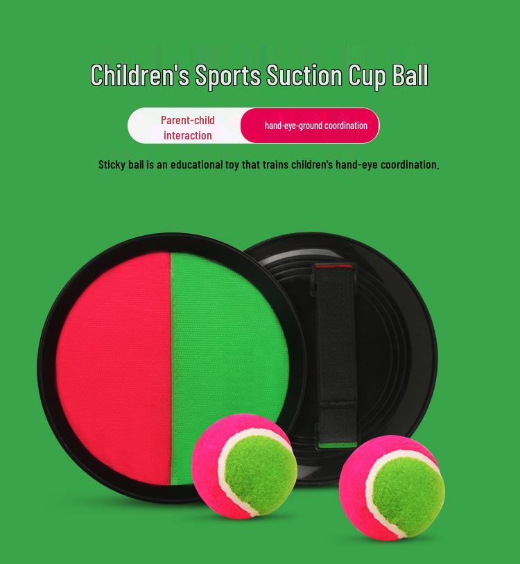 Sticky Ball Toy Racket Set for Indoor & Outdoor Parent-Child Play