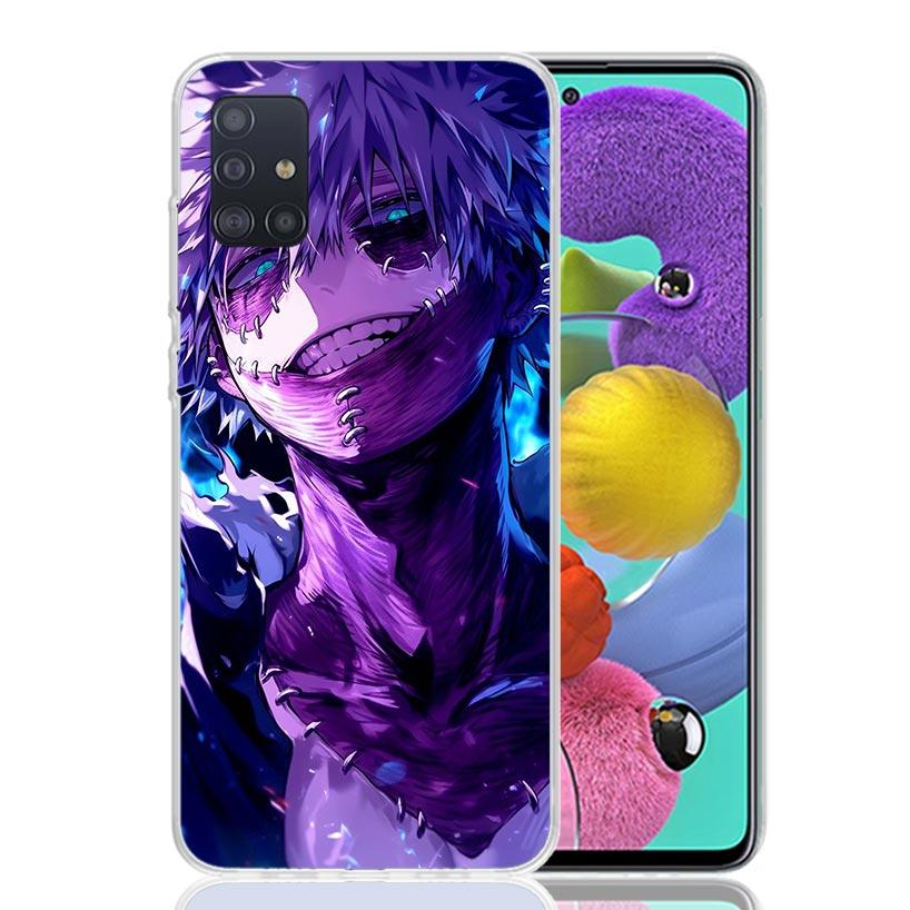 Dabi MHA My Hero A-Academy Phone Case For Samsung Galaxy A52 A32 A22 A12 A02S A50S A30S A51 A31 AA71 Note 20 Ultra 10 S10 Plus G