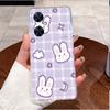 For Huawei nova 11i Case Luxury Heart Rabbit Silicone Soft Slim Clear TPU Back Cover For Huawei Nova11i MAO-LX9 MAO-LX9N Casing
