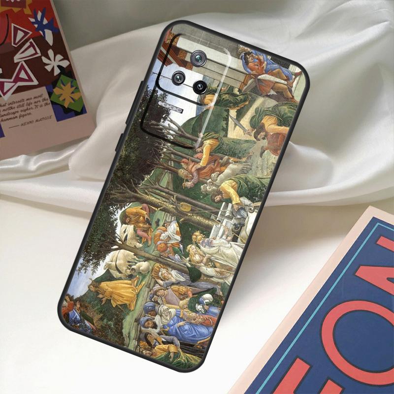 

Чехол для телефона в стиле Ренессанс для POCO X6 Pro X3 X5 F3 F5 M5s M6 Pro Xiaomi 14 Ultra 11T 12T 13T Pro 12 13 Lite POCO X4 Pro 5G