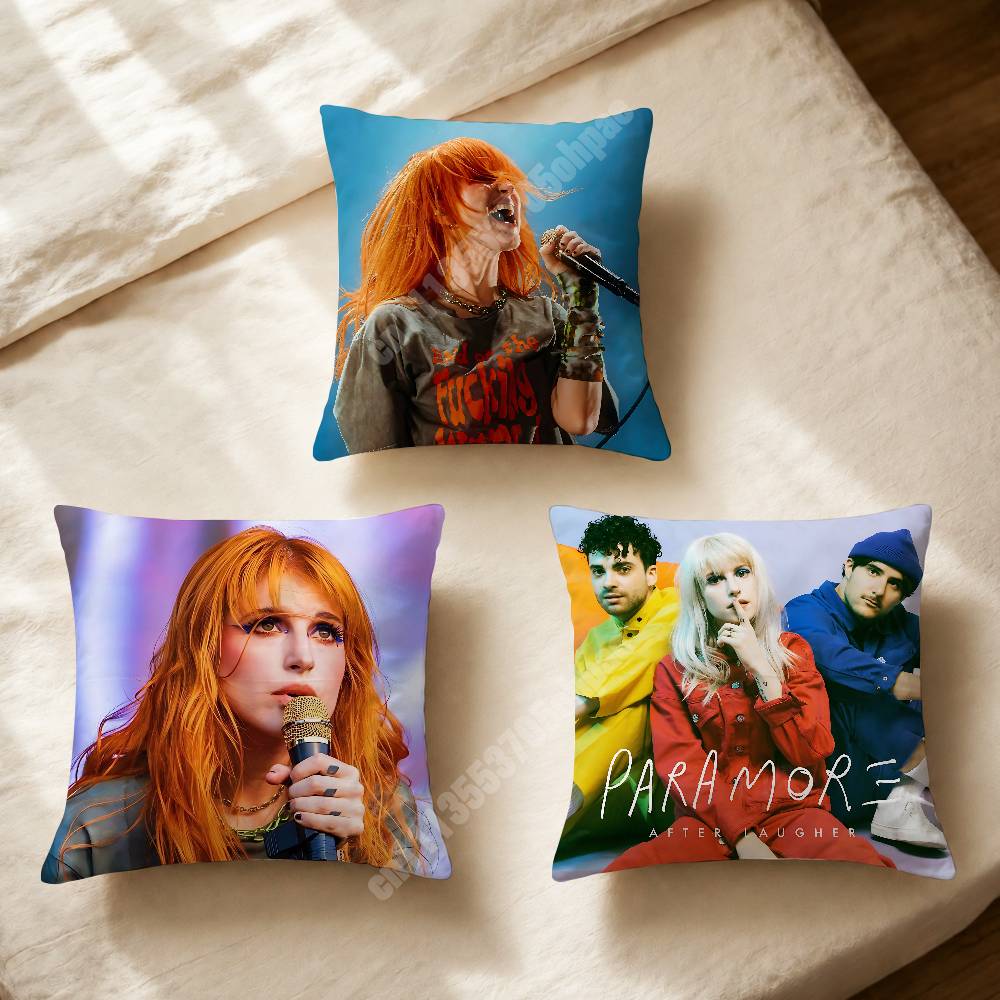 PParamore Band HHayley Williams Pillow Cover Sofa Couch Cushion Case Creative Workspace Accent Home Decor