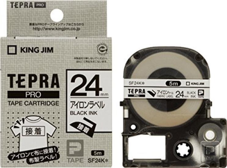 

King Jim PRO Tape Cartridge Label SF24K 00032136 of Iron-On (Pack 3) білий