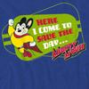 Mighty Mouse Unisex Adult Here I Come T-Shirt