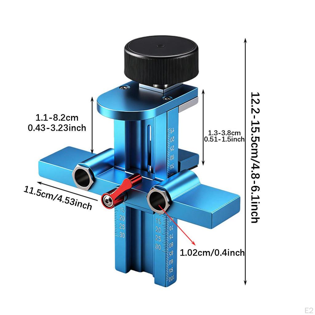 3 in 1 Cabinet Door Mounting Jig with Adjustable ,Professional,Sturdy,Portable,Aluminium Alloy for
