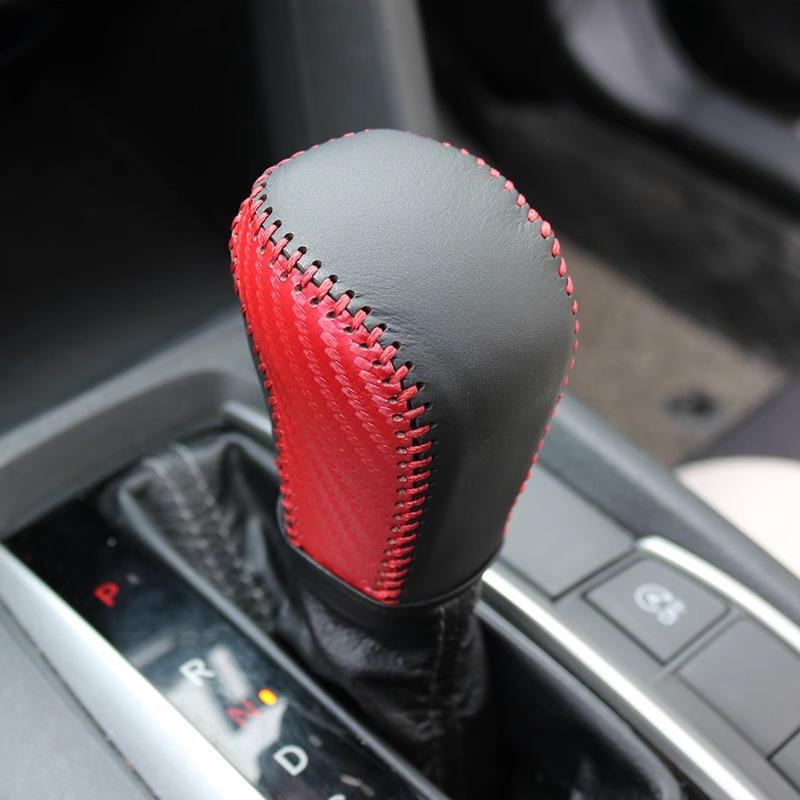 

2016-2021 Honda Civic 10th Gen Genuine Leather Gear Shift Knob Protective Cover