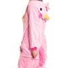 Damen Schlafanzug Overall Kigurumi Onesie Kostüm Pegasus Rosa 175-185 cm XL