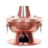 Northern No.1 Old Beijing Charcoal Copper Hot Pot with Base, Divided