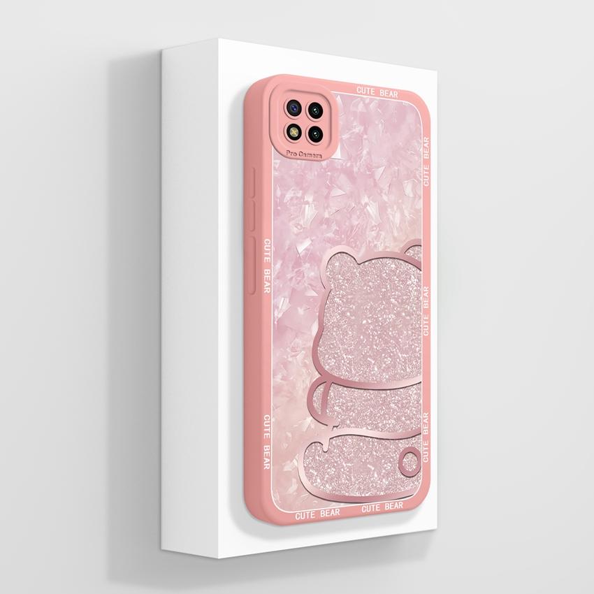 Stoßfeste Handyhülle für Xiaomi Poco C3 C31 F3 F4 GT F5 F6 F7 Pro Mi A2 A3 Niedliches Kaninchen Weiche Hülle Flüssigsilikon Anti-Sturz Gehäuse für Xiaomi Hülle