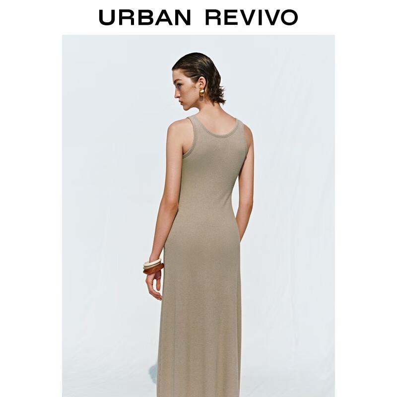 UR 2025 Damen Ärmelloses Lässiges Langes Kleid