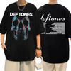 Deftones Girl Eyes Cartoon T shirts 90s Vintage Fashion Short Sleeve Black Tops Summer Japanese Styles O-neck T-shirts 72515