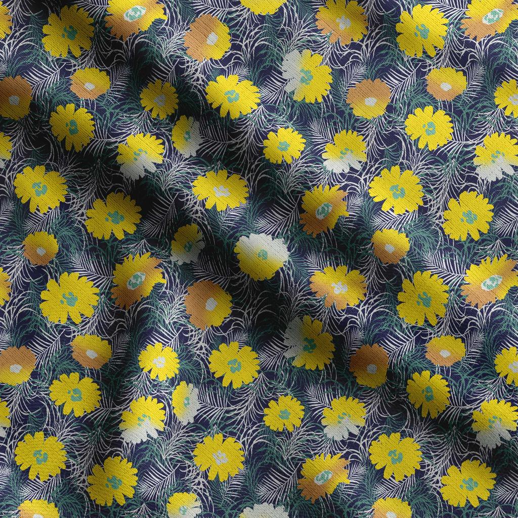 Soimoi Floral Print,  Cotton Cambric, Quilting Fabric Sold by The Yard 42 Inch Wide, Medium Weight Cotton Fabric,
