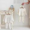 Autumn Baby Girl Long Sleeve Floral Pajama Set