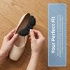 5 Pairs Anti-slip 4D Sponge Heel Pads Butterfly Wing Black Shoe Inserts Invisible Thickened Foot Pads Anti-wear Care
