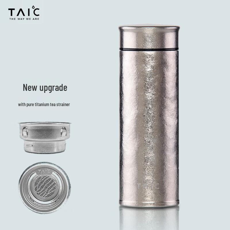 TAIC Pure Titanium Insulated Tea Filter Mug