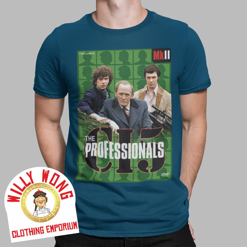 THE PROFESSIONALS T-SHIRT RETRO TV TRIBUTE 70S 80S CULT CLASSIC TEE FILM 3 Unisex T-Shirt XXXL