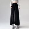 Handu Yishe Women's High-Waist Wide-Leg Casual Sports Pants