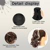 Synthetic Drawstring Ponytail Short Wavy Curly Ponytail Clip In Hair Extensions Natural Looking For Women Daily Use