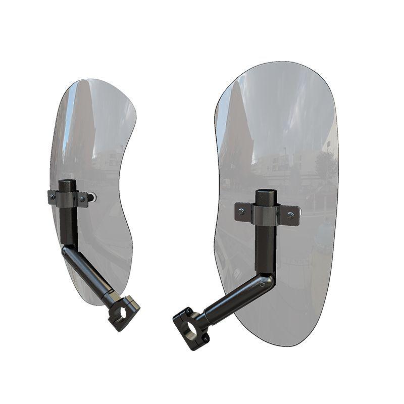 Suzuki DL250 Motorcycle Accessories: Butterfly Bumper, Knee Pads, Windshield, Mudguards