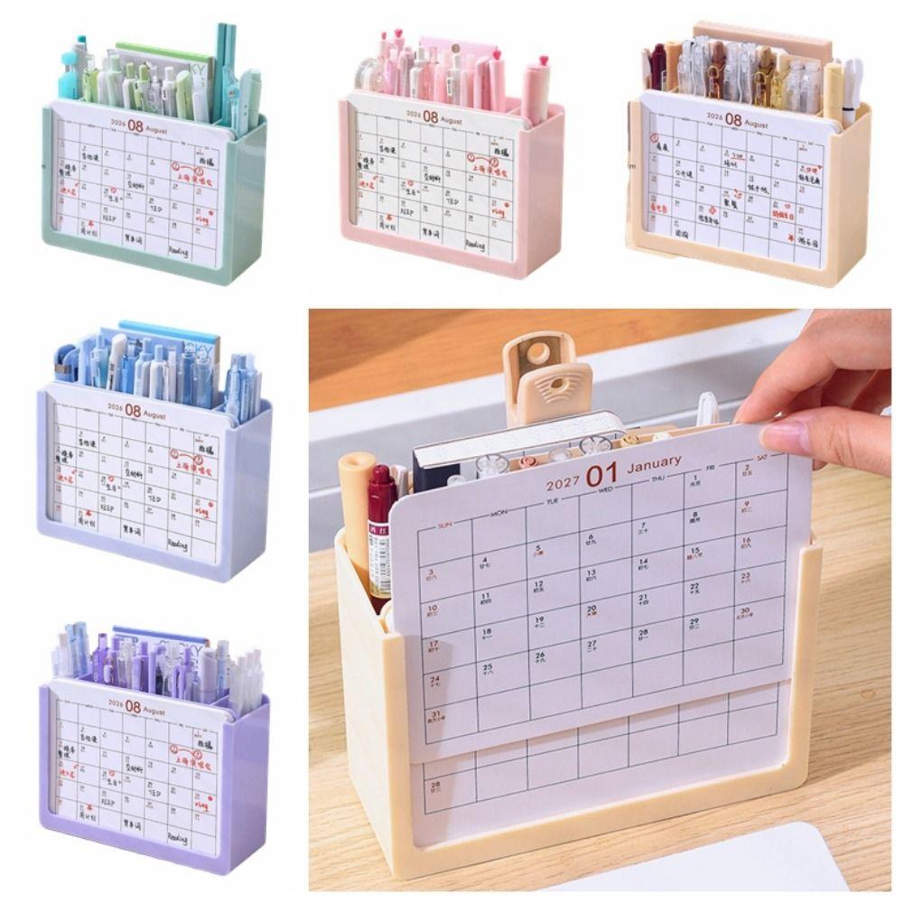 3 Grids Makeup Brush Holder Space-Saving Pencil Storage Box Tabletop Decor