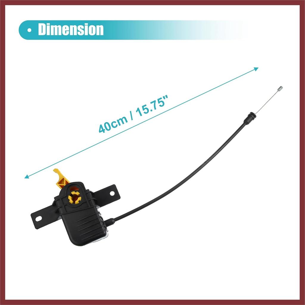 Car Engine Hood Release Cable for Ford Escape 2013-2018 for Lincoln MKC 2015-2018 Bonnet Release Lever Hood Latch Cable Replace CJ5Z-16A770-A 912-221