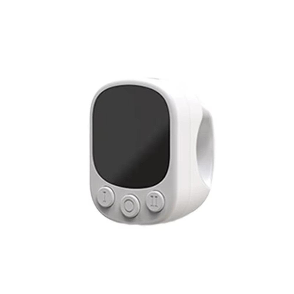 

Автоматический кликер экрана Bluetooth Кольцо-пульт Функция прокрутки Управление воспроизведением музыки Сенсорный контроллер Непрерывный кликер белый