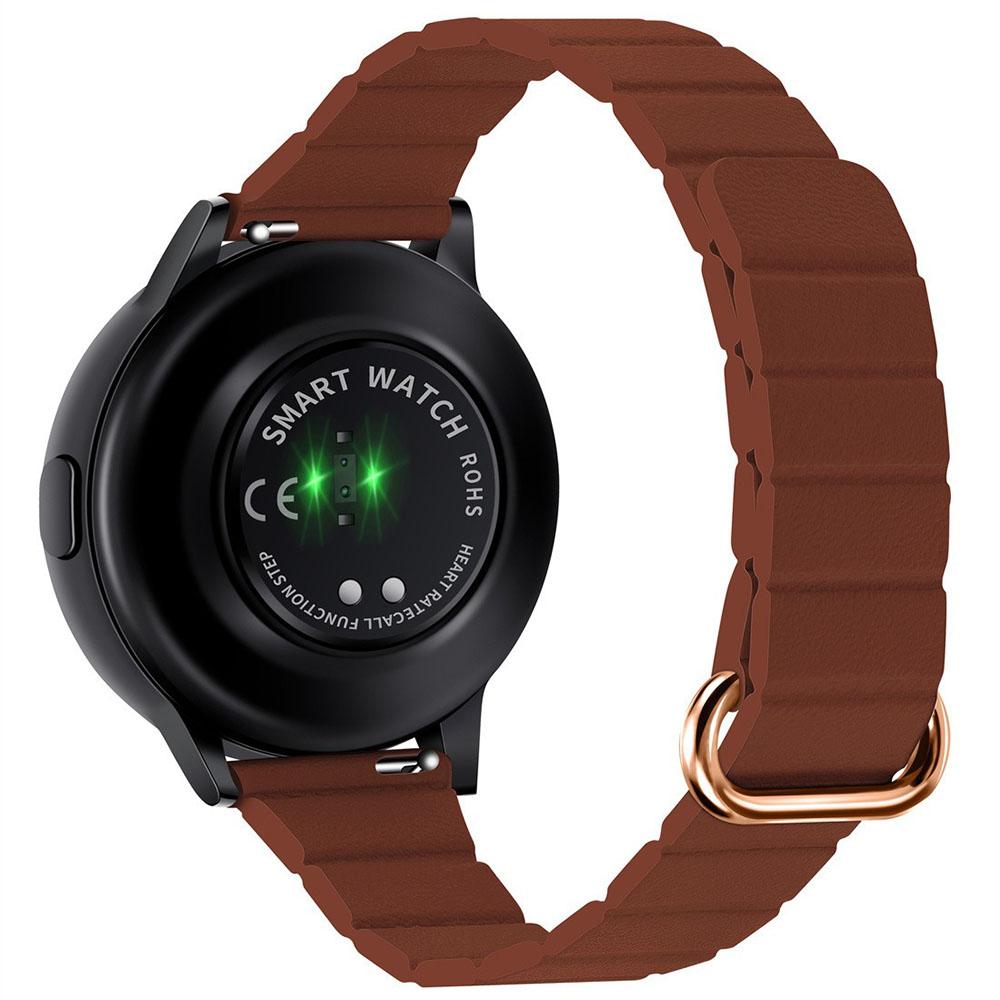 22mm Slim Magnetic Strap for Huawei Watch GT 6/5/5 Pro/4 46mm Microfiber Leather Watch Band Reverse Buckle Design