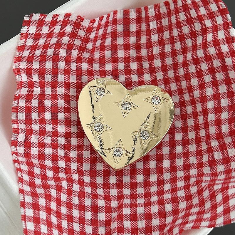 Star Bow Tie Love Alloy Mobile Phone Airbag Bracket Metal Desktop Bracket Advanced Sense Niche Creative Ring Clip